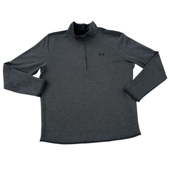Under Armour Other - Under Armour Mens XL Quarter Zip Pullover Gray Long Sleeve Sweatshirt Loose Fit